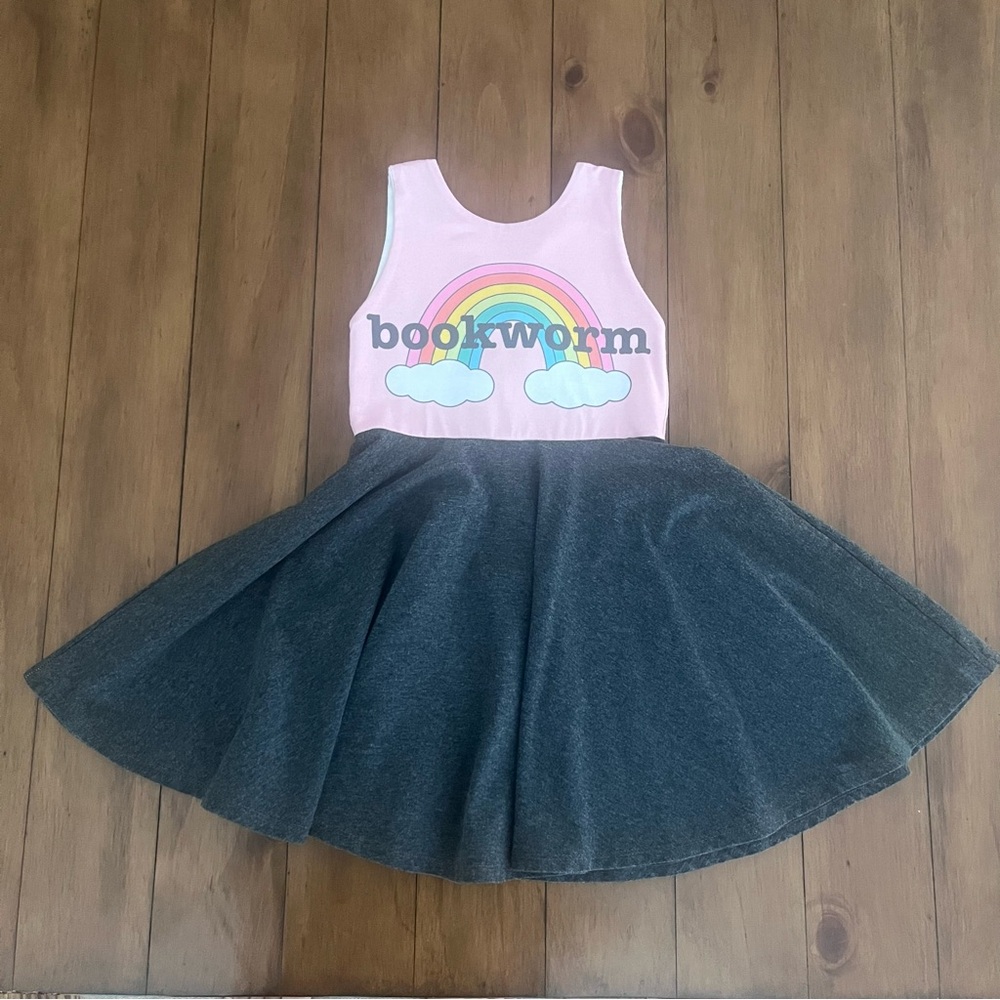Malia + Kai (4T) Bookworm Twirl Dress - Picture 2 of 9